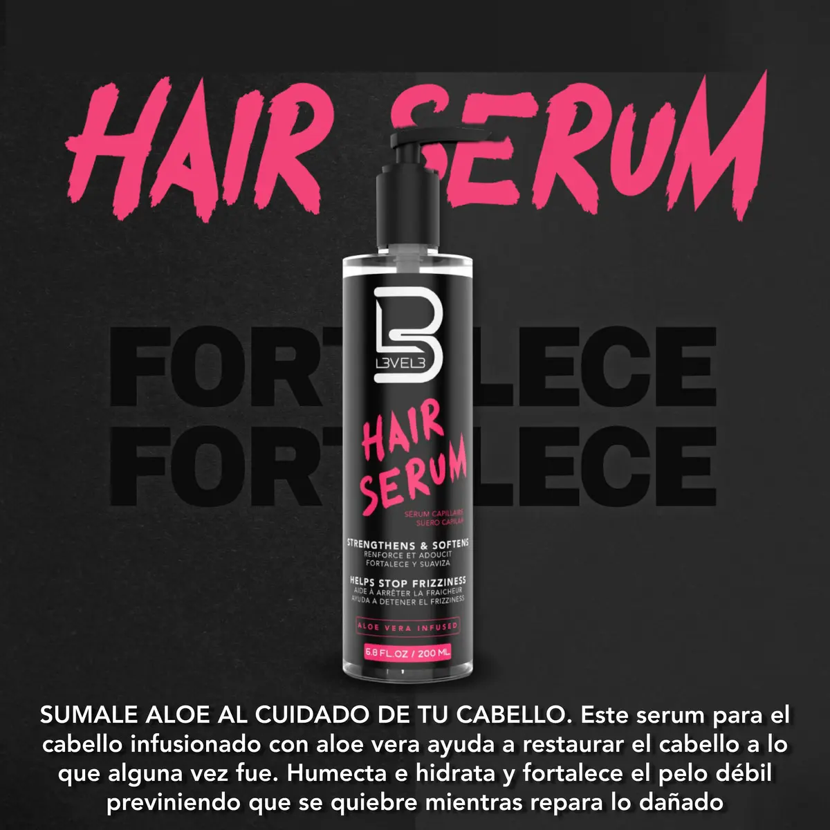 Suero para Cabello Level 3 200ml – Repara, Fortalece y Aporta Brillo Profesional - Imagen 4